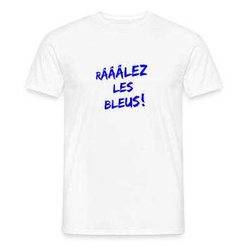 RÂLEZ LES BLEUS ! (sports, football, rugby) - T-shirt homme - blanc - Devant - AI Model Male 178 dark (178cm)