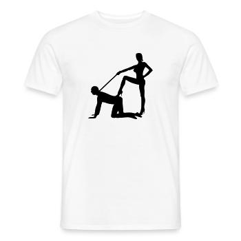 mariage baccalauréat mariage baccalauréat esclave - T-shirt homme - blanc - Devant - AI Model Male 178 dark (178cm)