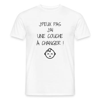 Nursery Nurse Kinderpflegerin Puéricultrice Baby - Men's T-Shirt - white - Front - AI Model Male 178 dark (178cm)