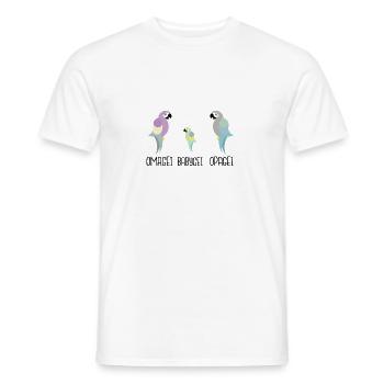 Ihr werdet Großeltern: Omagei und Opagei - Männer T-Shirt - Weiß - Vorne - AI Model Male 178 dark (178cm)