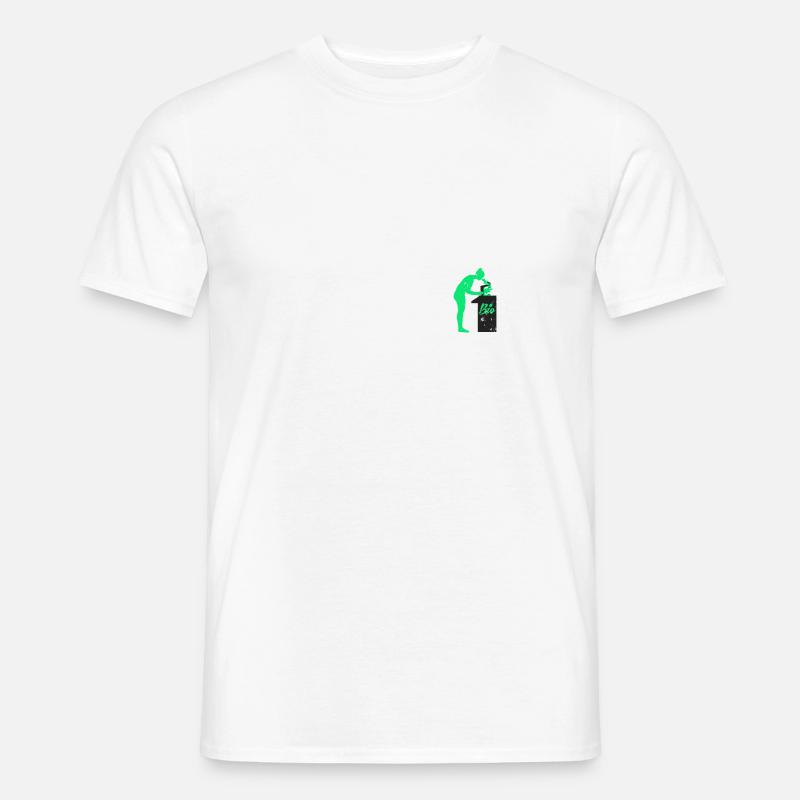 Biologe evolution geschenk beruf biologie mikro - Männer T-Shirt - Weiß