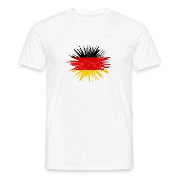 Cadeau Splatter Land Roots Allemagne - T-shirt homme - blanc - Devant - AI Model Male 178 dark (178cm)