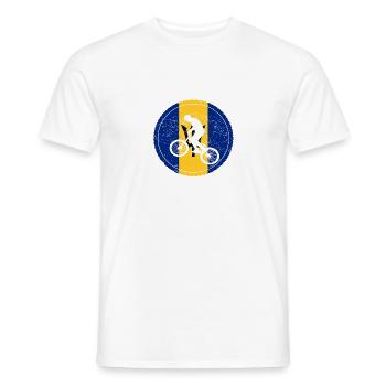 Fahrrad bmx love biking Barbados - Männer T-Shirt - Weiß - Vorne - AI Model Male 178 dark (178cm)