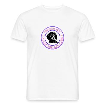 Alles für den Dackel 1 - Männer T-Shirt - Weiß - Vorne - AI Model Male 178 dark (178cm)