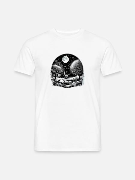 Winzerlandschaft - Männer T-Shirt - Weiß