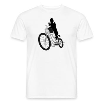 Motorcycling Motorcycle Bike Stunt Gift Idea - Men's T-Shirt - white - Front - AI Model Male 178 dark (178cm)