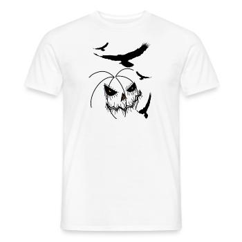 Halloween feiern Kürbis Zombie Zauberstab Geschenk - Männer T-Shirt - Weiß - Vorne - AI Model Male 178 dark (178cm)