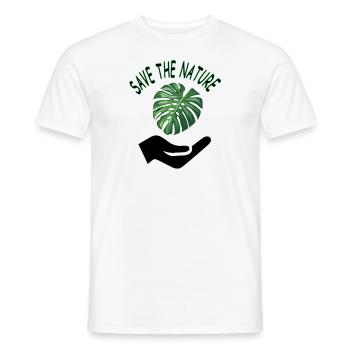 Nature Conservation Nature Lovers Nature Climate Gift - Men's T-Shirt - white - Front - AI Model Male 178 dark (178cm)