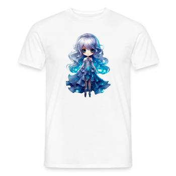 Dollie Star - T-shirt homme - blanc - Devant - AI Model Male 178 dark (178cm)