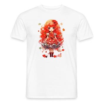 Gomme Dollie Fruit - T-shirt homme - blanc - Devant - AI Model Male 178 dark (178cm)