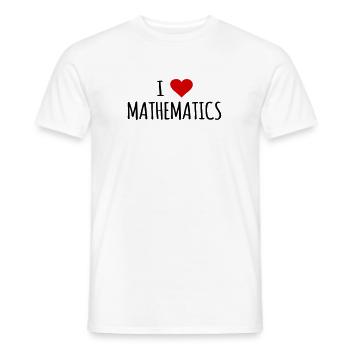 Mathematics Mathematicians Mathematics Teacher Gift - Men's T-Shirt - white - Front - AI Model Male 178 dark (178cm)