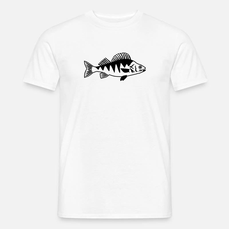 Barsch - Männer T-Shirt - Weiß