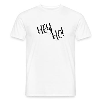 Lyrics - Hooray - Männer T-Shirt - Weiß - Vorne - AI Model Male 178 dark (178cm)