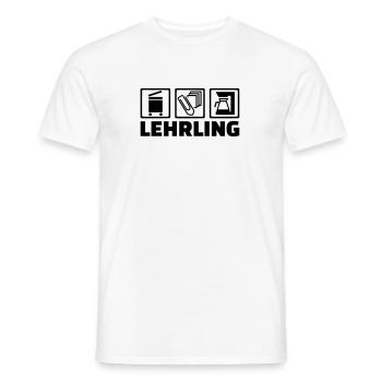 Lehrling - Männer T-Shirt - Weiß - Vorne - AI Model Male 178 dark (178cm)