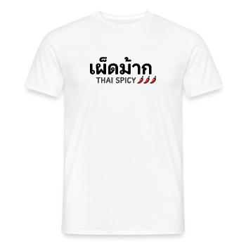 Thai Spicy - Männer T-Shirt - Weiß - Vorne - AI Model Male 178 dark (178cm)