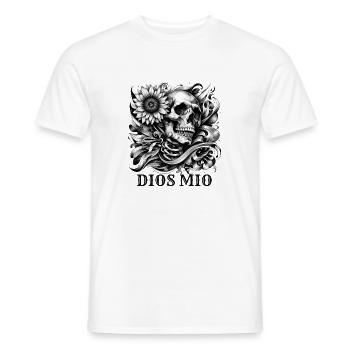Dios Mio - Men's T-Shirt - white - Front - AI Model Male 178 dark (178cm)