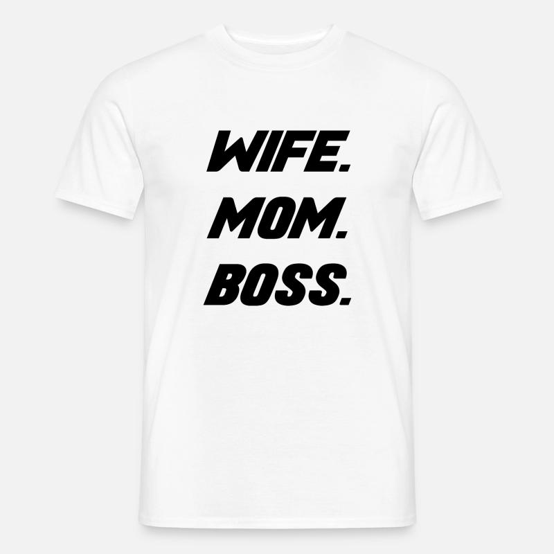 Lustiges Mutter Geschenk Mom Muttertag - Männer T-Shirt - Weiß