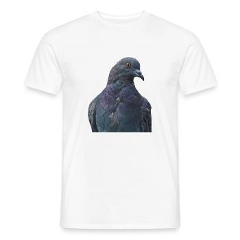 oiseaux colombe colombe VOEGEL volaille de volaille - T-shirt homme - blanc - Devant - AI Model Male 178 dark (178cm)