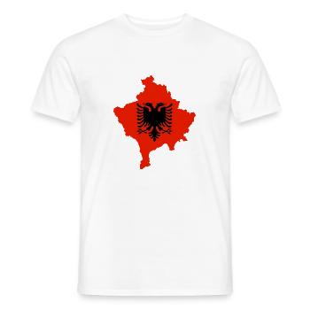 Kosovo Albanian - Männer T-Shirt - Weiß - Vorne - AI Model Male 178 dark (178cm)