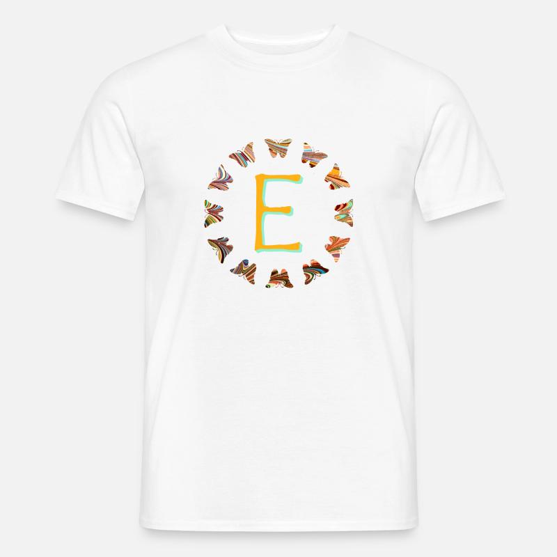 Papillons E 56 E - T-shirt homme - blanc