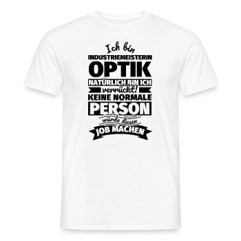 Industriemeisterin Optik Geschenke - Männer T-Shirt - Weiß - Vorne - AI Model Male 178 dark (178cm)