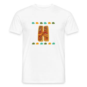 igel e 22 h - Männer T-Shirt - Weiß - Vorne - AI Model Male 178 dark (178cm)