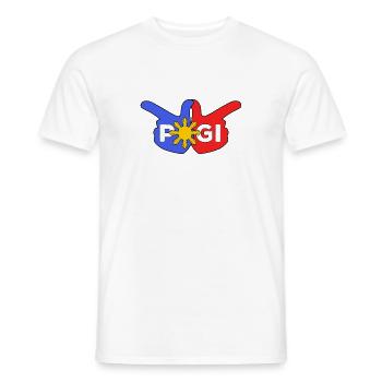 Philippinen Filipino Pogi Vintage Süß I Geschenk - Männer T-Shirt - Weiß - Vorne - AI Model Male 178 dark (178cm)