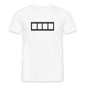 film - T-shirt homme - blanc - Devant - AI Model Male 178 dark (178cm)