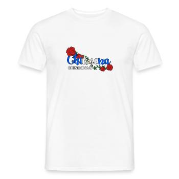 Guatemala drapeau guatémaltèque ADN I cadeau - T-shirt homme - blanc - Devant - AI Model Male 178 dark (178cm)