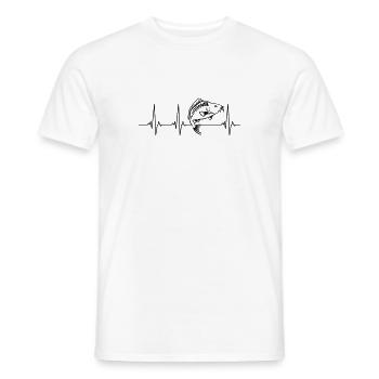 Karpfen Angeln - Männer T-Shirt - Weiß - Vorne - AI Model Male 178 dark (178cm)