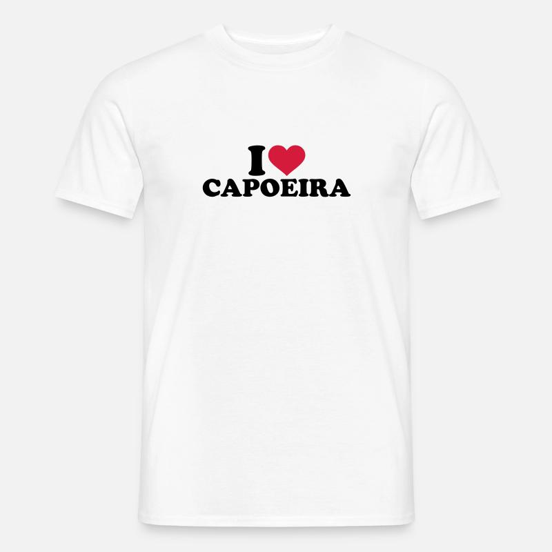 Capoeira - Männer T-Shirt - Weiß