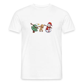 Christmas - Men's T-Shirt - white - Front - AI Model Male 178 dark (178cm)