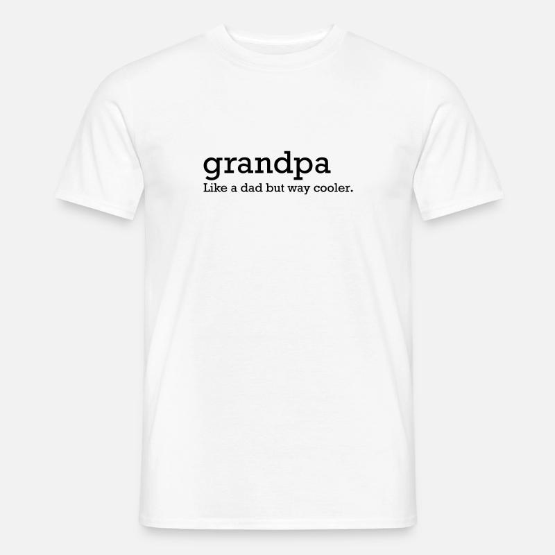Opa - Männer T-Shirt - Weiß