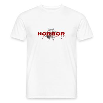 Horreur - T-shirt homme - blanc - Devant - AI Model Male 178 dark (178cm)