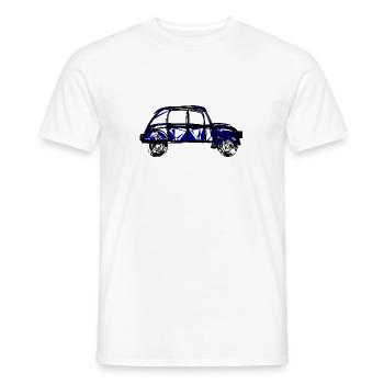 2 Lebenslauf. AUTO. RALLYE. VATERTAG. - Männer T-Shirt - Weiß - Vorne - AI Model Male 178 dark (178cm)