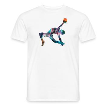 Gymnast, Yoga,Sports,Exercises,Dancing,Gymnastics - Men's T-Shirt - white - Front - AI Model Male 178 dark (178cm)