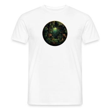 Wunderschöner Dschungel - Männer T-Shirt - Weiß - Vorne - AI Model Male 178 dark (178cm)