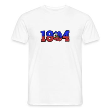 Haiti Haitian Flagge Frau Prinzessin I Geschenk - Männer T-Shirt - Weiß - Vorne - AI Model Male 178 dark (178cm)