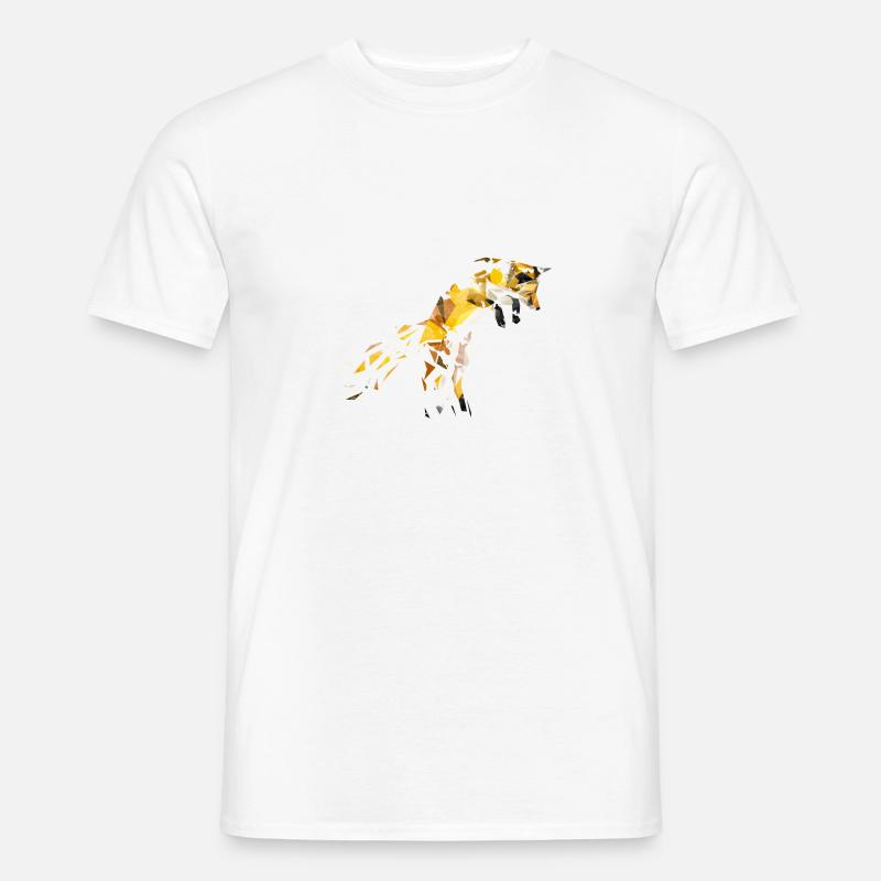 fuchs - Männer T-Shirt - Weiß