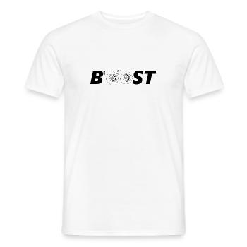 Turbo Boost - T-shirt homme - blanc - Devant - AI Model Male 178 dark (178cm)