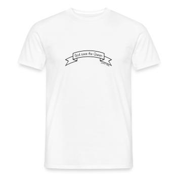 God save the queen | Vectorgraphic - Männer T-Shirt - Weiß - Vorne - AI Model Male 178 dark (178cm)