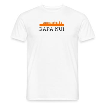 RAPA NUI - Easter Island Hermes - Creafant - Men's T-Shirt - white - Front - AI Model Male 178 dark (178cm)