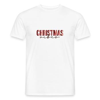 Joyeux Noël, Noël, vacances, jours fériés - T-shirt homme - blanc - Devant - AI Model Male 178 dark (178cm)