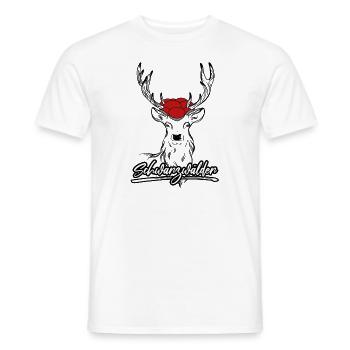 Schwarzwälder Heimat Bollenhut Kuckuck - Männer T-Shirt - Weiß - Vorne - AI Model Male 178 dark (178cm)