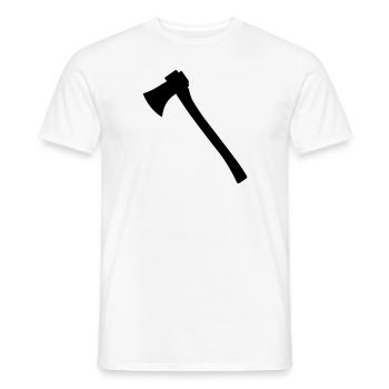 Ax - Men's T-Shirt - white - Front - AI Model Male 178 dark (178cm)