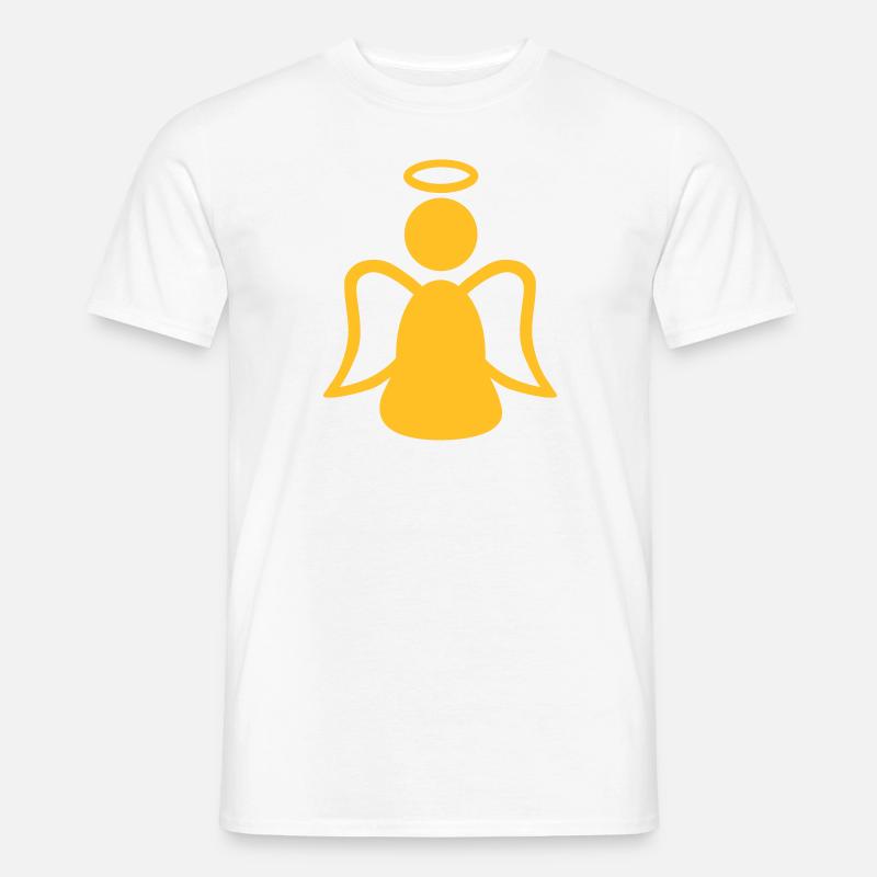 Engel - Männer T-Shirt - Weiß