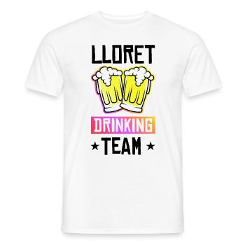Lloret De Mar Drinking Team - T-shirt homme - blanc - Devant - AI Model Male 178 dark (178cm)