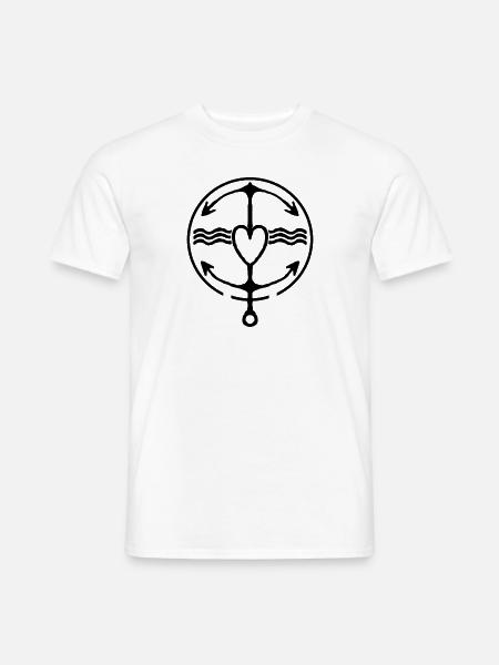 Same Love Herz - Männer T-Shirt - Weiß