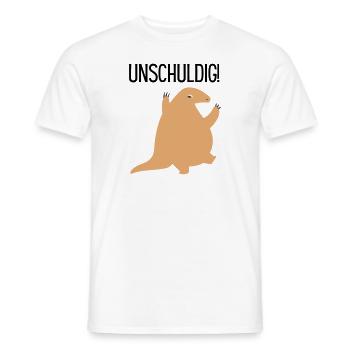 Unschuldiges Pangolin - Männer T-Shirt - Weiß - Vorne - AI Model Male 178 dark (178cm)