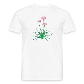 Grasnelke ohne Text - Männer T-Shirt - Weiß - Vorne - AI Model Male 178 dark (178cm)